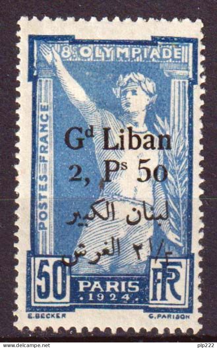 Gran Libano 1924 Y.T.48 */MH VF/F - Unused Stamps