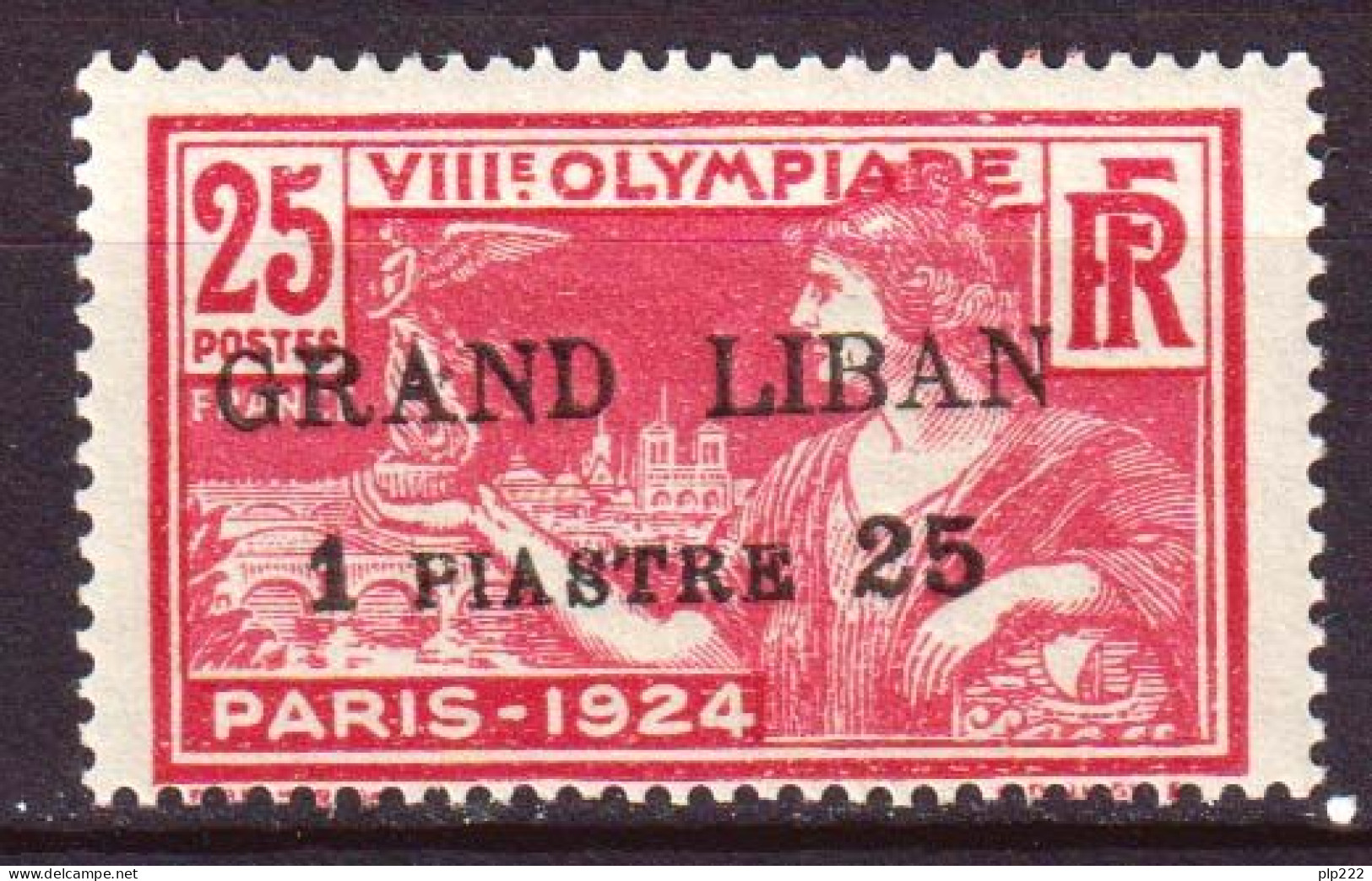 Gran Libano 1924 Y.T.19 **/MNH VF/F - Unused Stamps