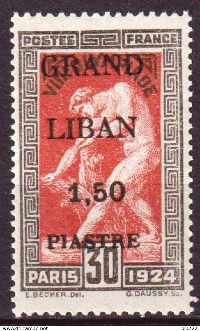 Gran Libano 1924 Y.T.20 **/MNH VF/F - Neufs