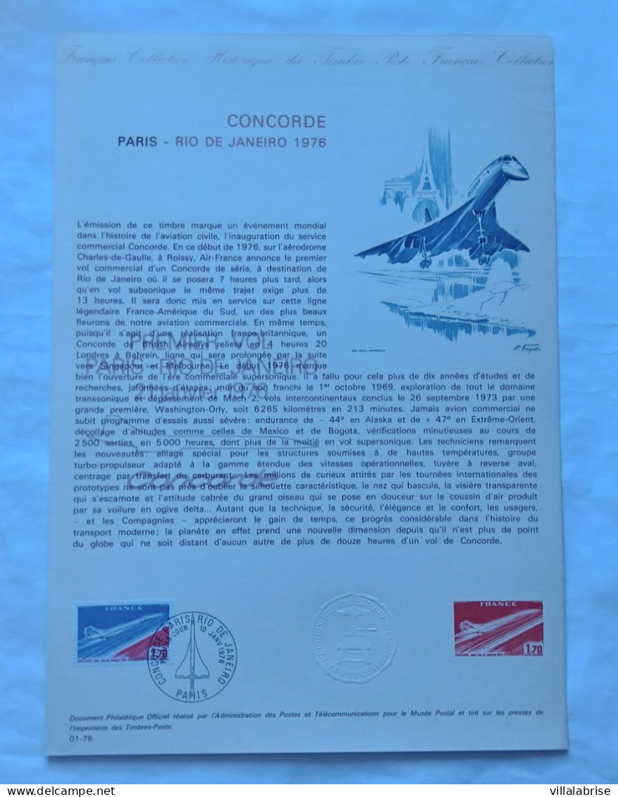 France 1976 – Les Timbres De L’année Oblitérés « Premier Jour » Sur 47 Documents Philatéliques Officiels - 1970-1979