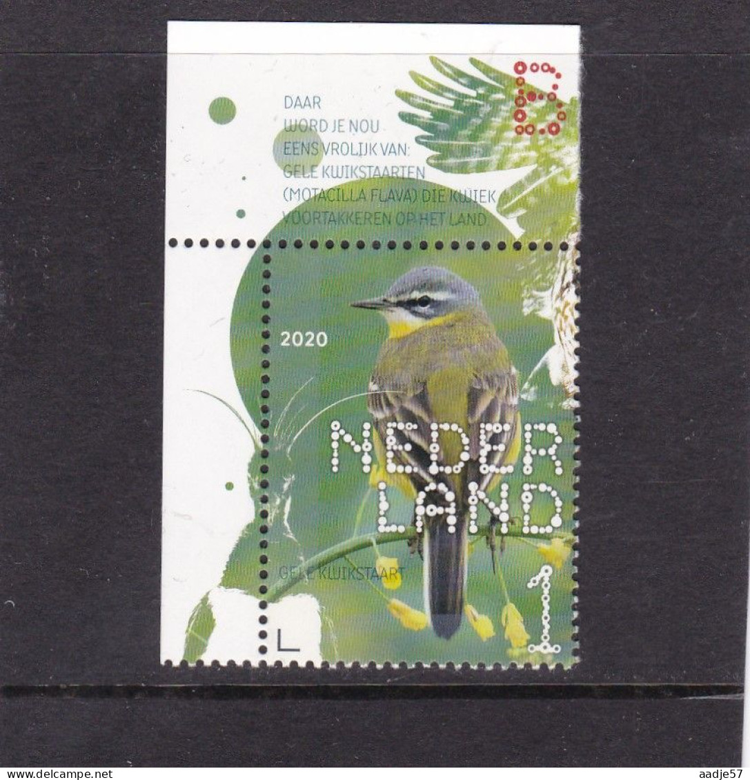 Netherlands Pays Bas 2020 Kwikstaart Wagtail MNH** - Neufs