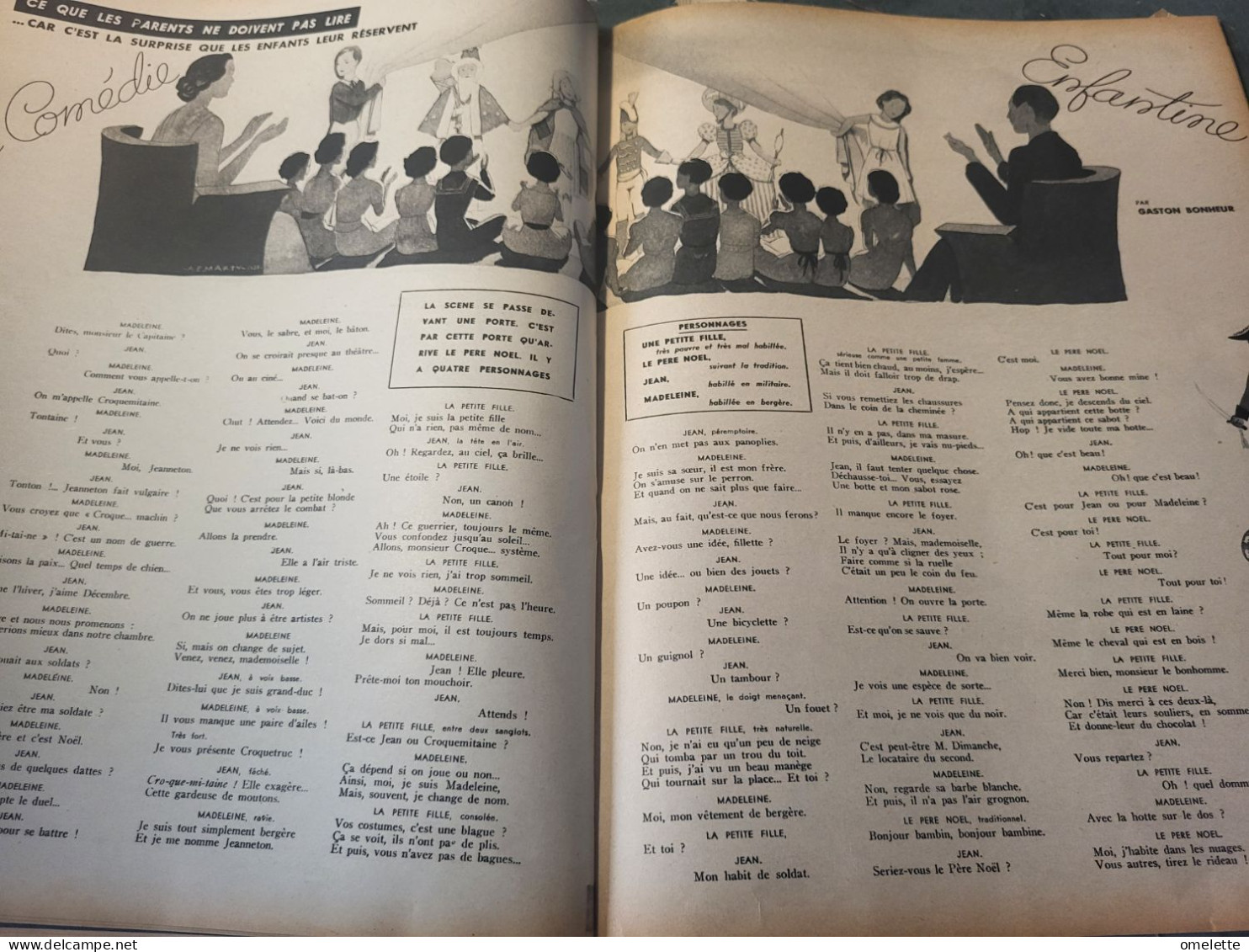 MARIE CLAIRE 1937/MORGAN/MODIRE/ROULEAU -CHANTAL DELAMARE-DAUPHIN FRESNAY PRINTEMPS/MAURIAC/LAMOUR LOBARD/GASTON BONHEUR