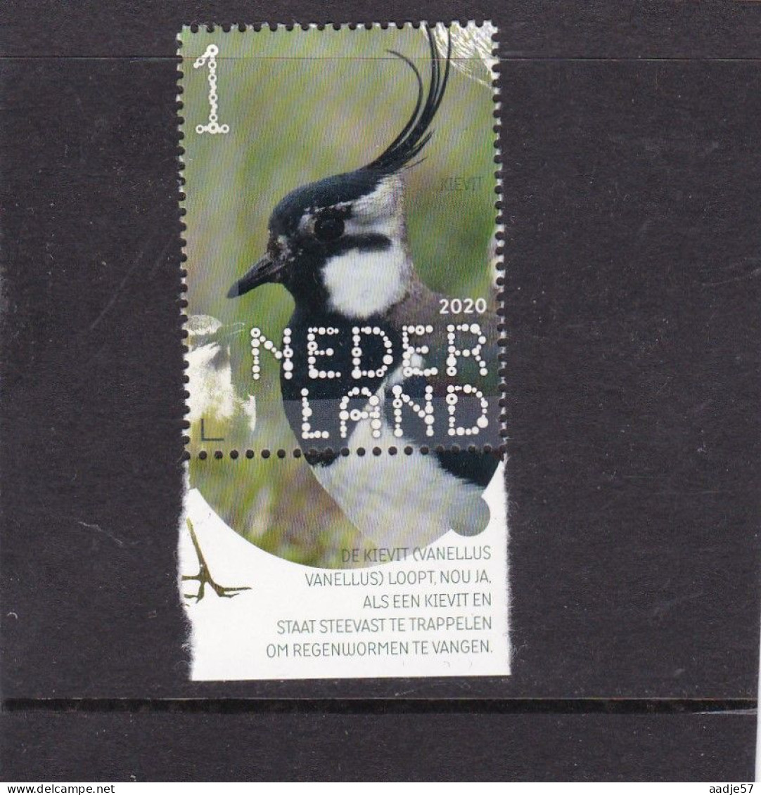 Netherlands Pays Bas 2020 Kievit Lapwing MNH** - Unused Stamps