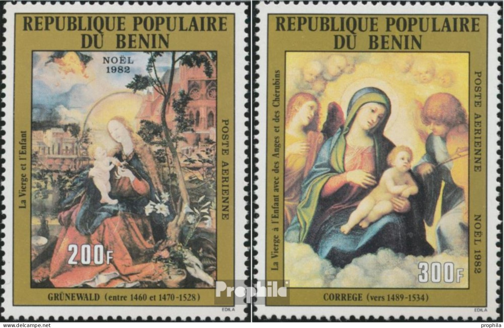 Benin 304-305 (kompl.Ausg.) Postfrisch 1982 Weihnachten - Benin - Dahomey (1960-...)