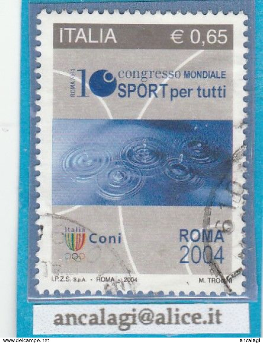 USATI ITALIA 2004 - Ref.0950 "SPORT PER TUTTI" 1 Val. - - 2001-10: Oblitérés