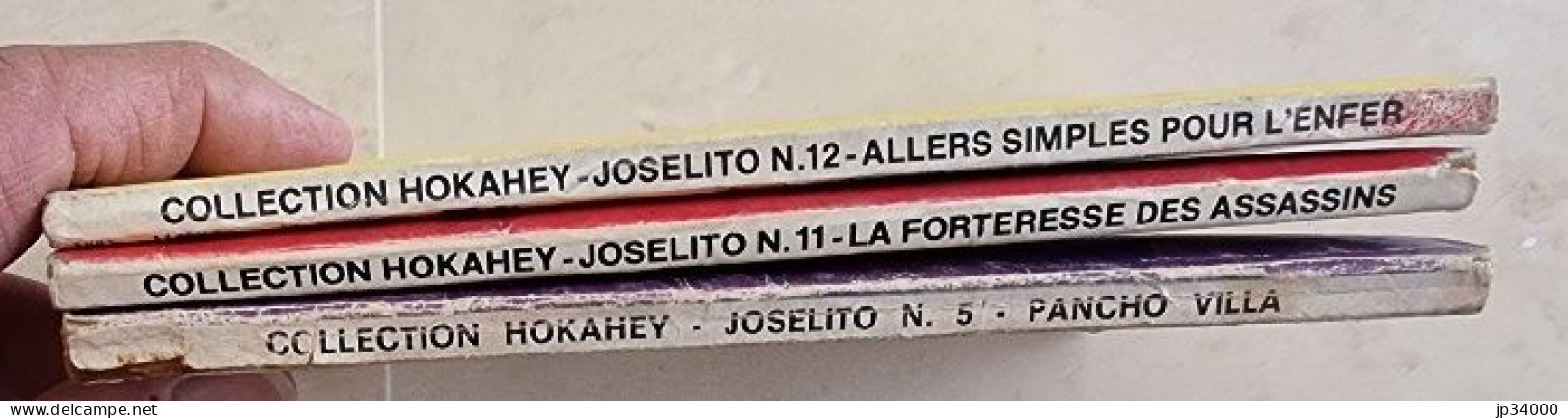 JOSELITO: Lot 3 Numéros Différents. ( 5+11+12) "Mon Journal" Collection Hokahey - Formatos Pequeños