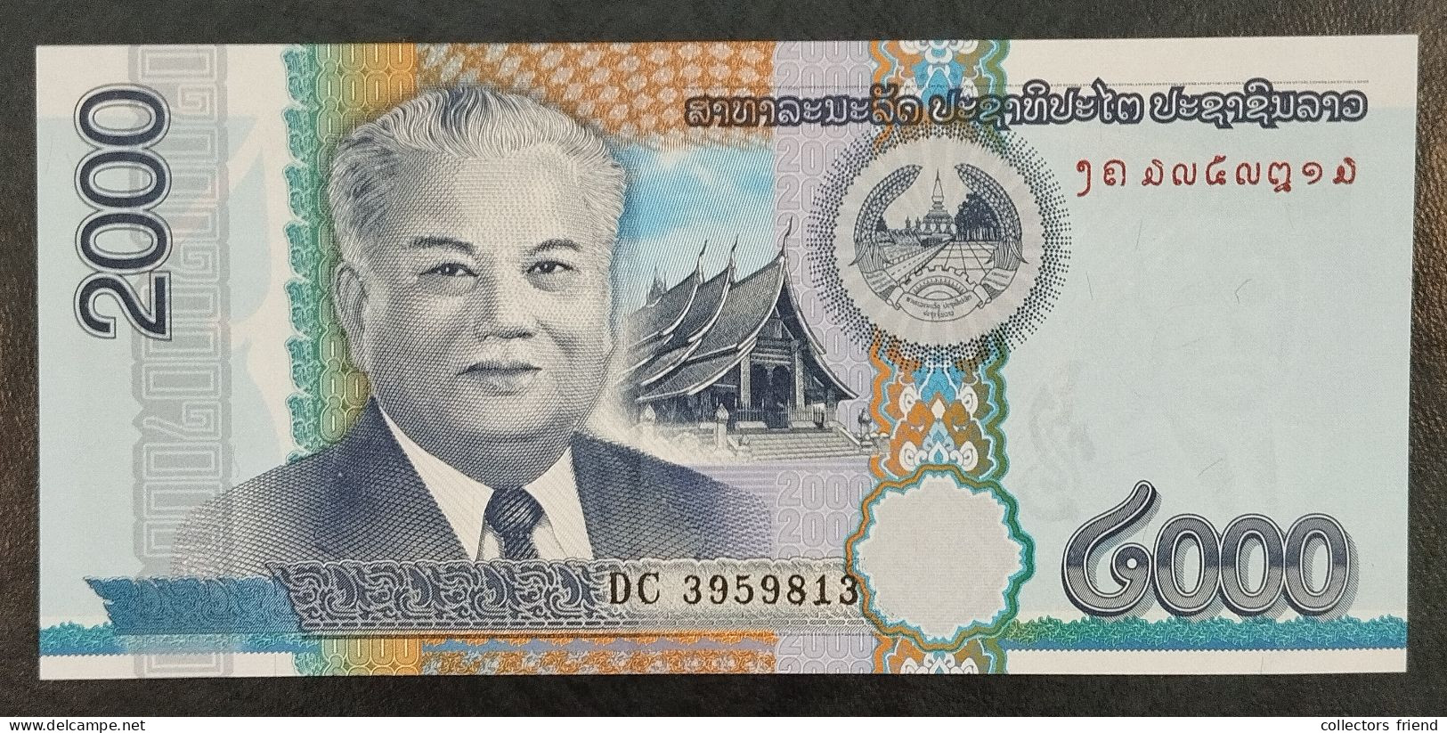 LAOS  - 2000 KIP - 2011 - P41 - UNC - Laos