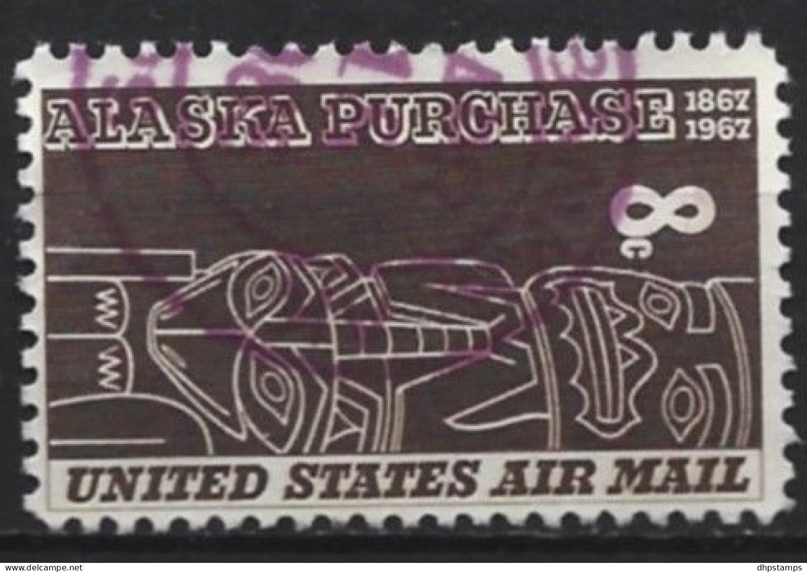 USA 1967  Alaska Purchase  Y.T.  A66  (0) - 3a. 1961-… Usados
