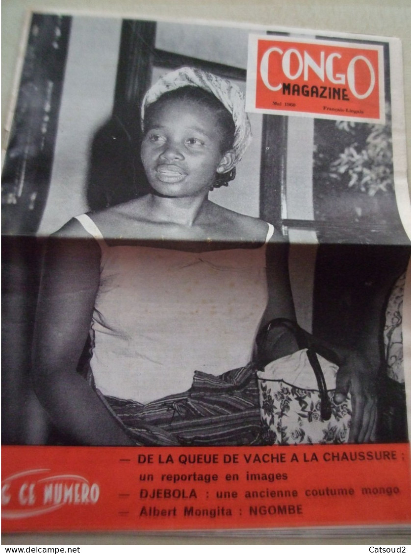 Ancien Magazine CONGO  MAI 1960 - 1950 - Today