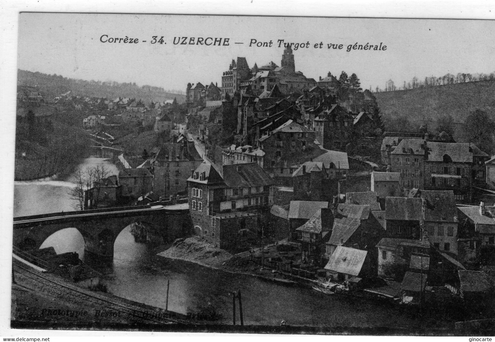 Uzerche Pont Turgot Et Vue Generale - Uzerche