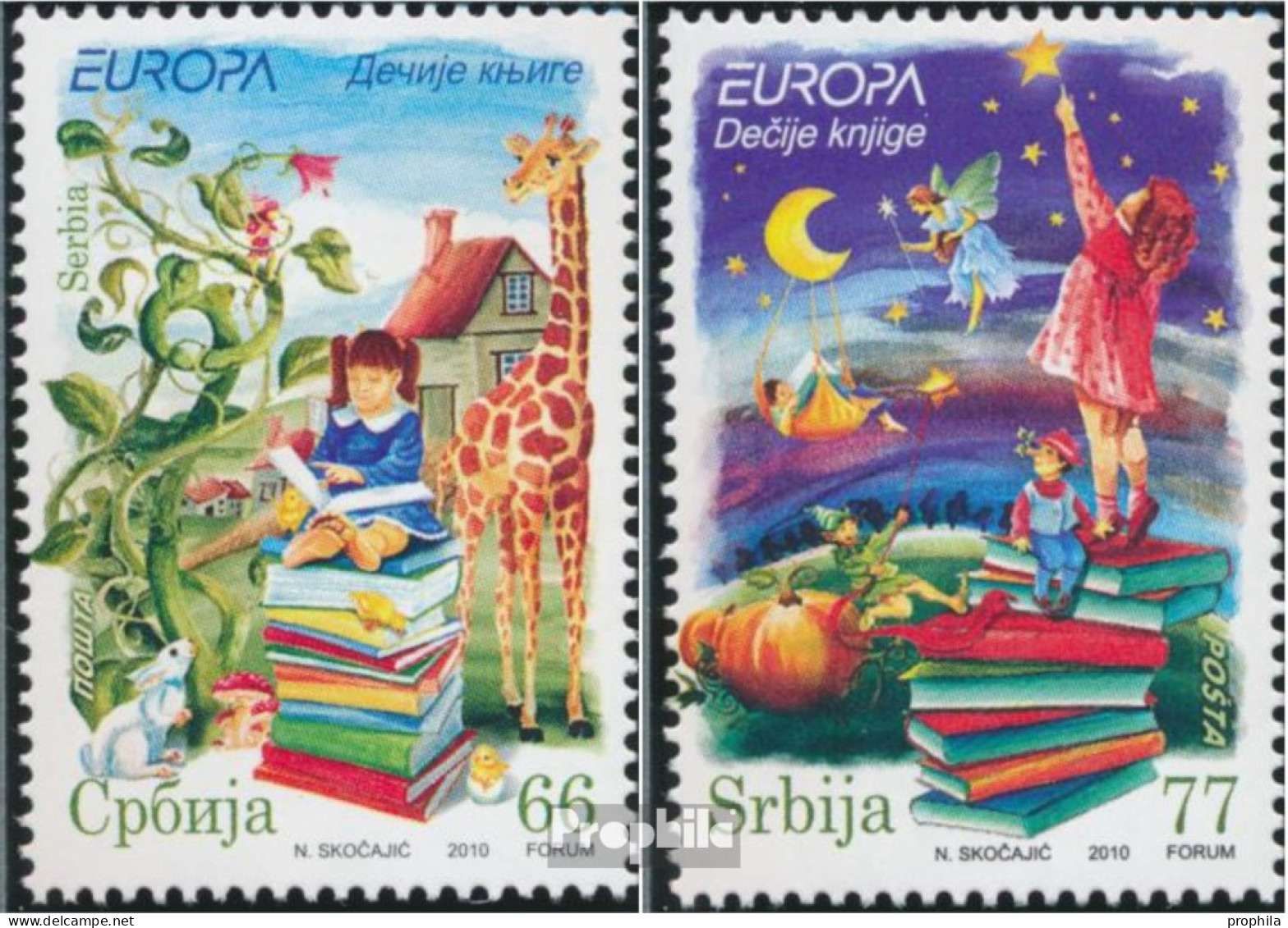 Serbien 352-353 (kompl.Ausg.) Postfrisch 2010 Kinderbücher - Serbien