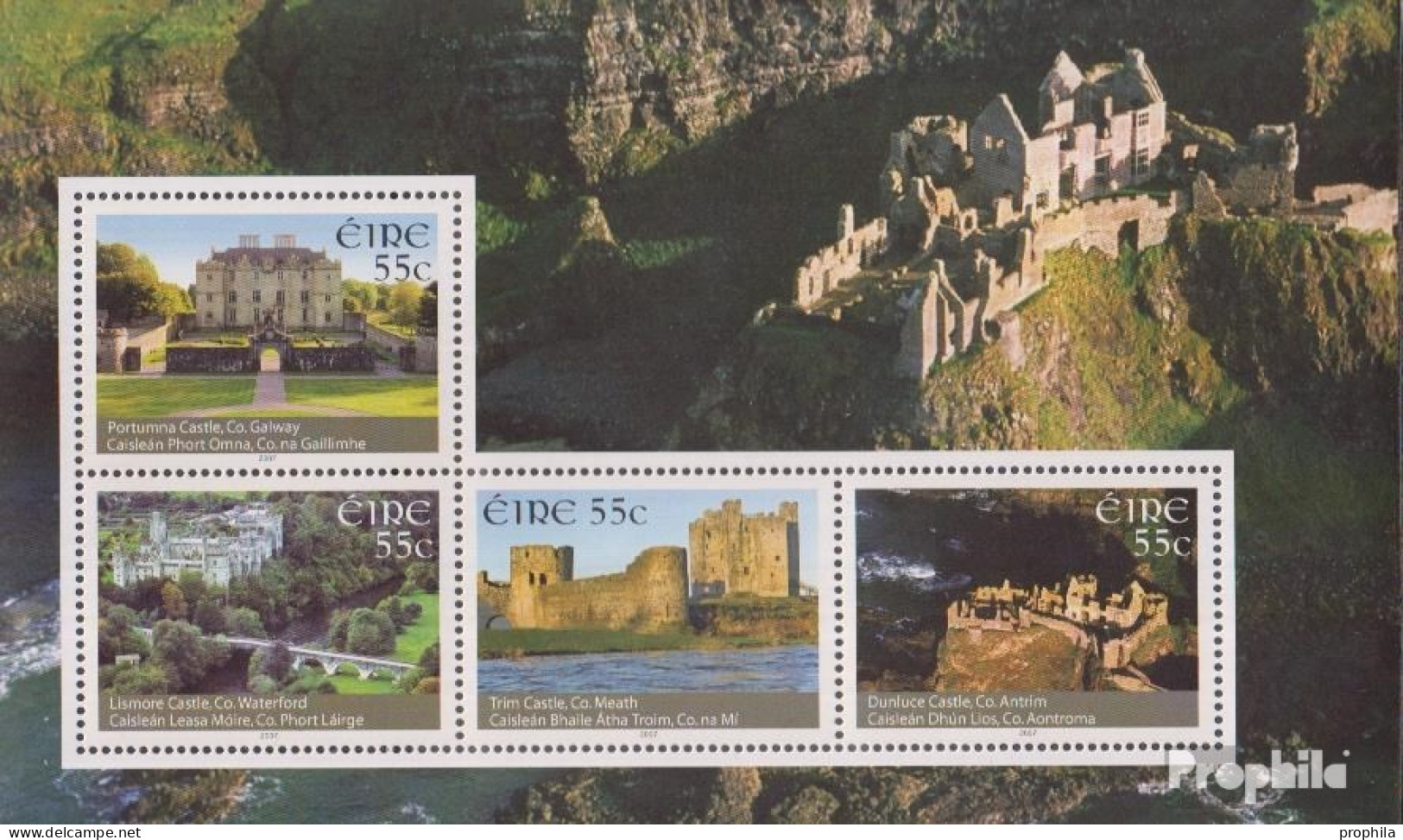 Irland Block65 (kompl.Ausg.) Postfrisch 2007 Schlösser - Neufs