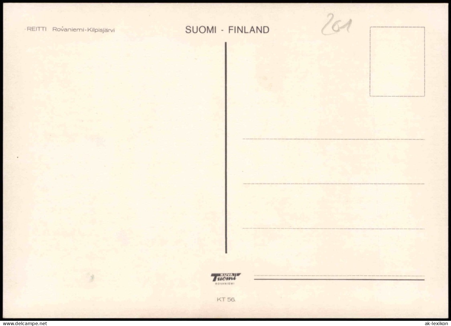 Postcard .Finnland Suomi Landkarten Ansichtskarte Umland Trachten 1979 - Finnland