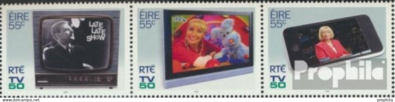 Irland 1996-1998 Dreierstreifen (kompl.Ausg.) Postfrisch 2011 Staatlicher Fernsehsender RTE - Unused Stamps