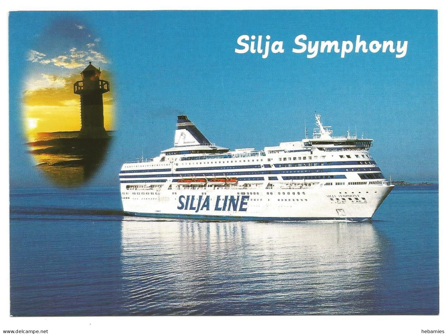 Cruise Liner M/S SILJA SYMPHONY - SILJA LINE Shipping Company - - Altri & Non Classificati