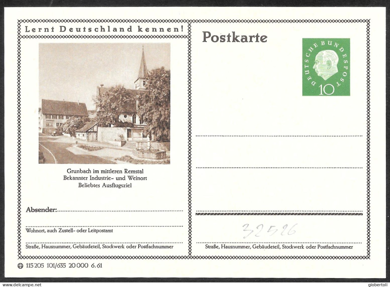 Germania/Germany/Allemagne: Intero, Stationery, Entier, Chiesa, Church, église - Churches & Cathedrals