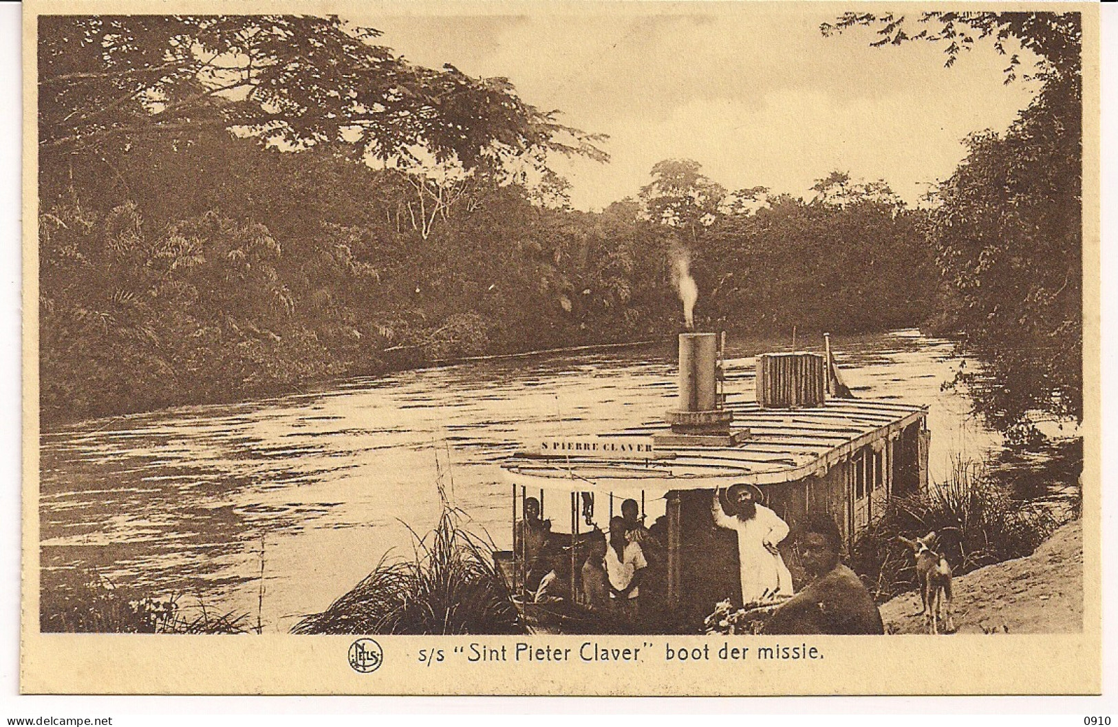 KWANGO-S/S SINT PIETER CLAVER-BOOT DER MISSIE- MISSIE DER EE.PP.JEZUIETEN IN BELGISCH CONGO - Belgian Congo