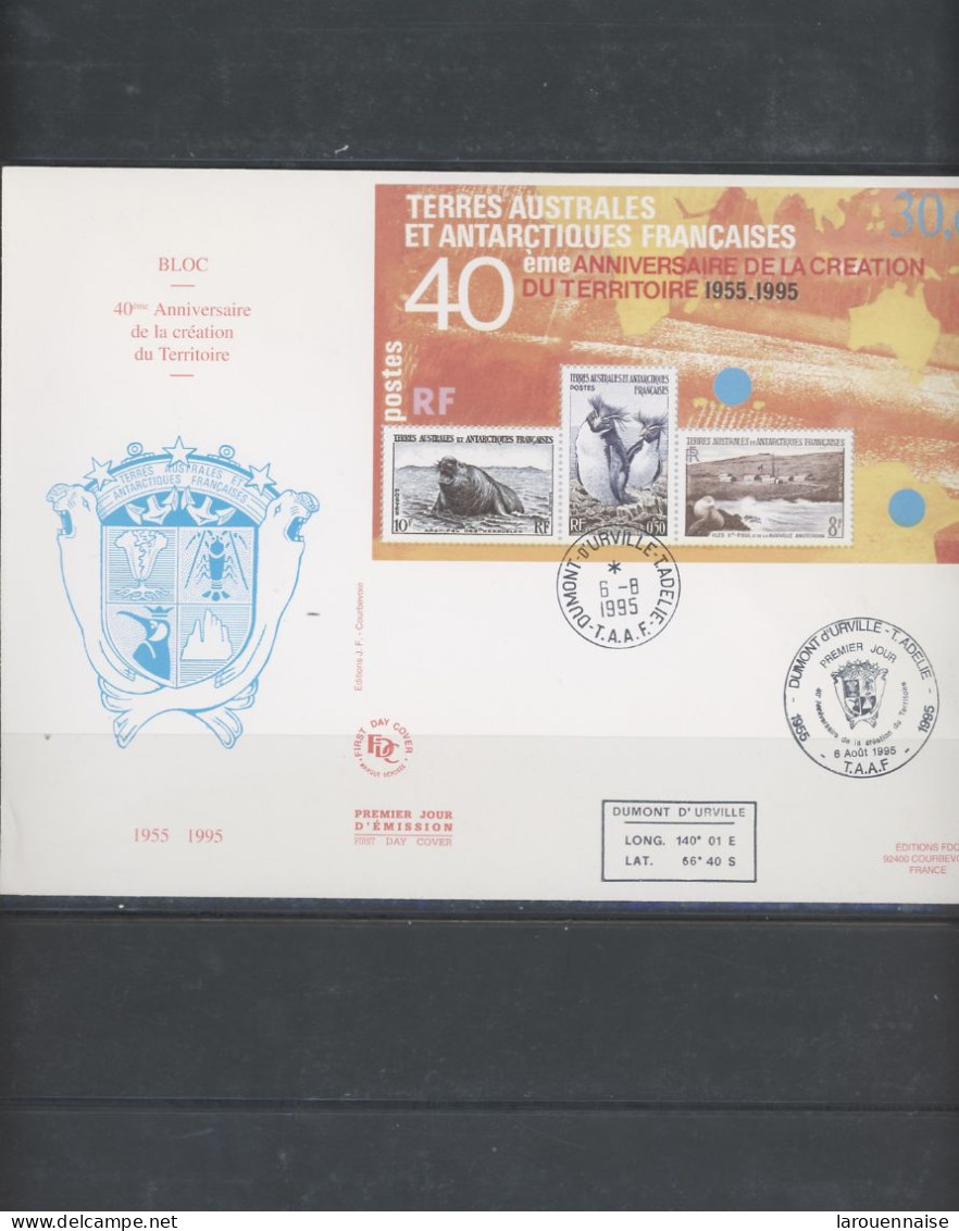 TAAF - BF N°2 / ENVELOPPE FDC - Covers & Documents