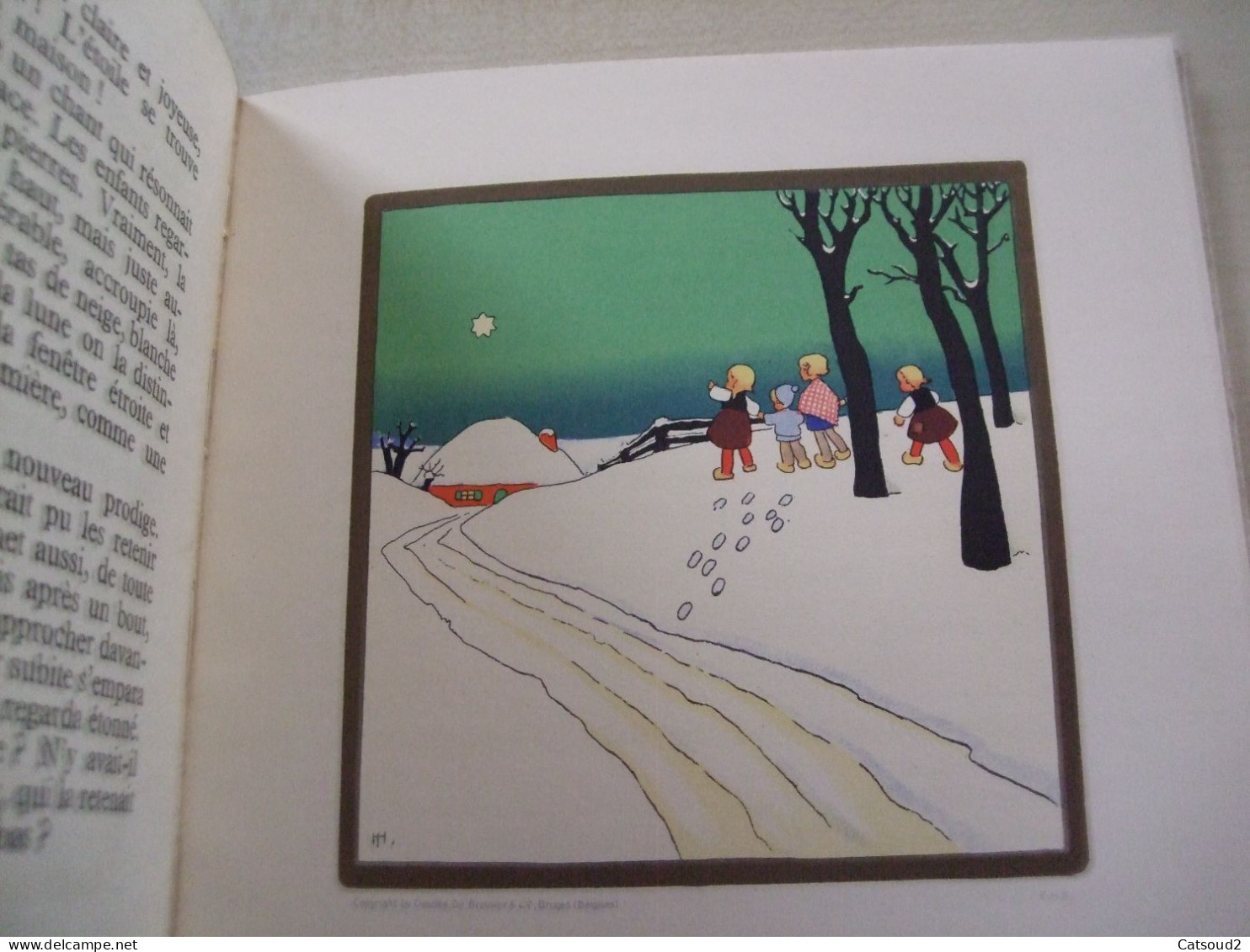 Livre Enfant Ancien 1922 "l'enfant De Noël" Illustrations JEANNE HEBBELYNCK - Otros & Sin Clasificación