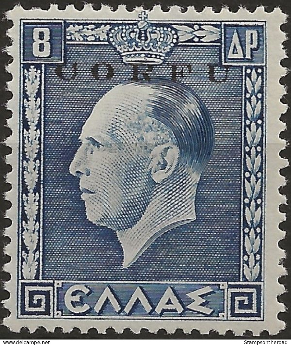 OICO17L - 1941 Occup. Italiana CORFU', Sass. Nr. 17, Francobollo Nuovo Con Traccia Di Linguella */ - Corfou