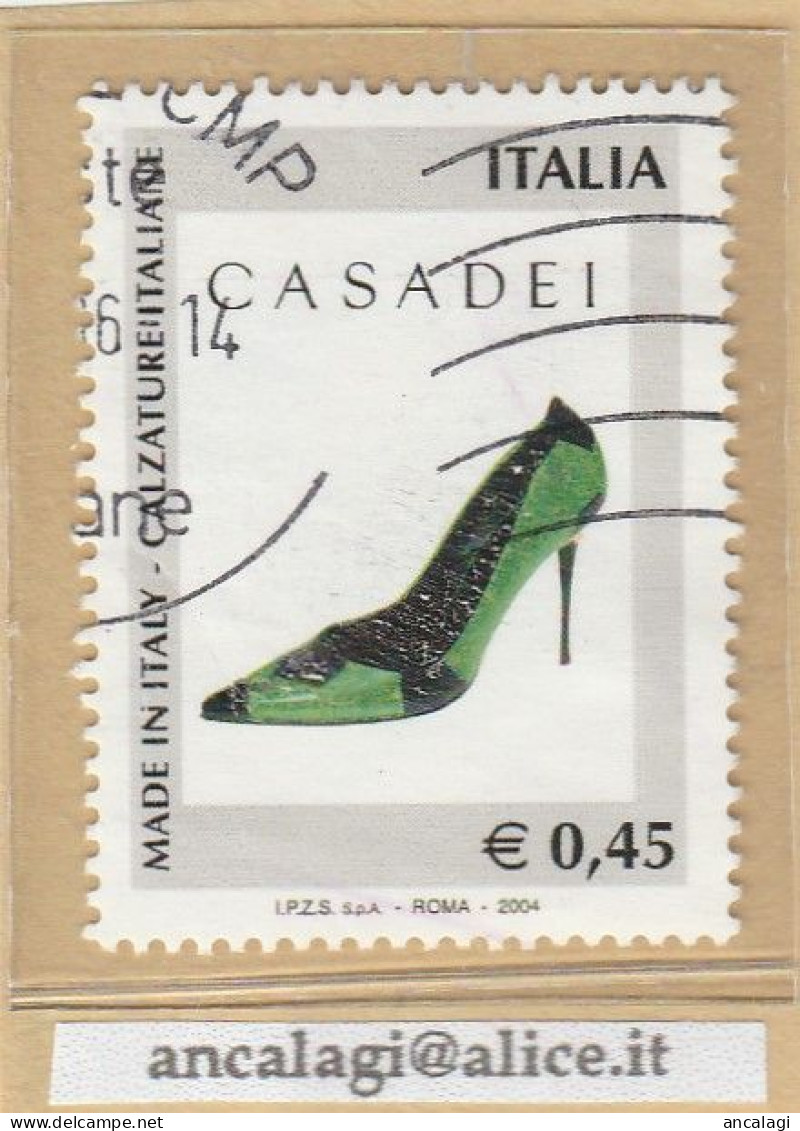 USATI ITALIA 2004 - Ref.0952C "MADE IN ITALY - CALZATURE ITALIANE" 1 Val. - - 2001-10: Oblitérés