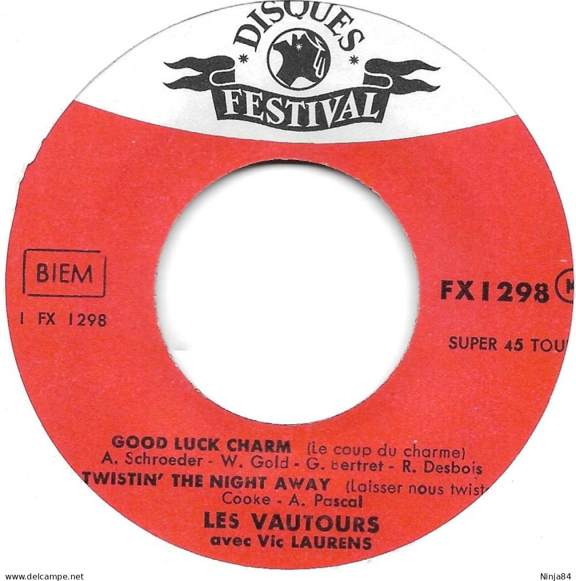 EP 45 RPM (7") Les Vautours  " Le Coup Du Charme  " - Autres - Musique Française