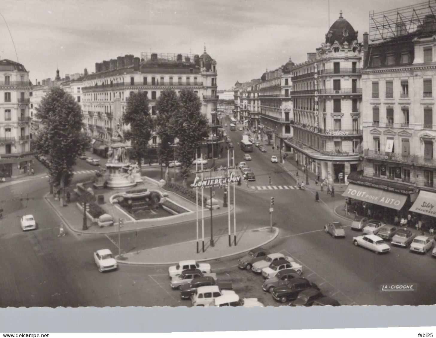 LYON PLACE DE LA REPUBLIQUE ET RUE DU PRESIDENT CARNOT - Other & Unclassified