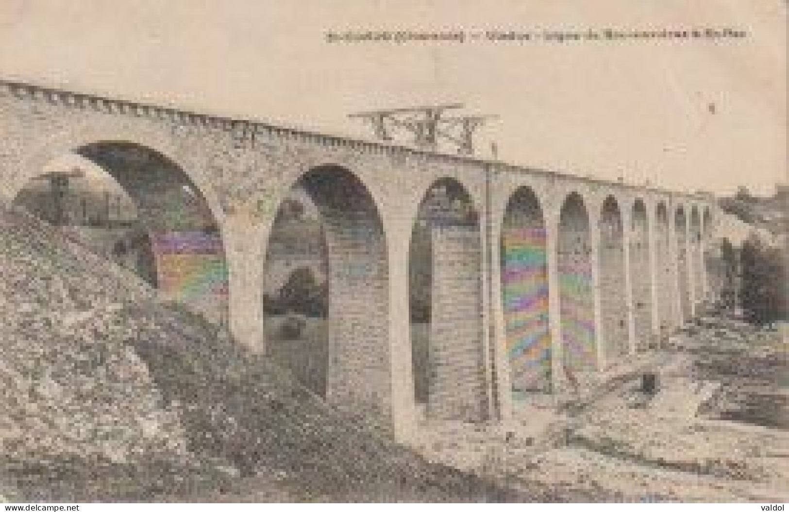 St-CLAUD :Viaduc- Ligne De Roumazières à Ruffec. - Other & Unclassified