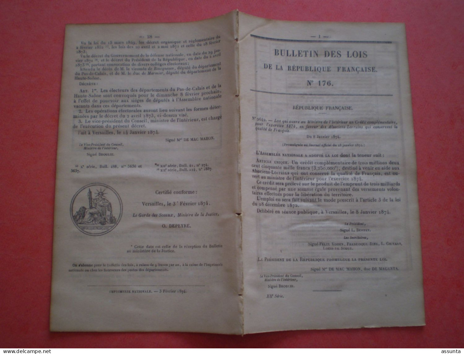 Lois: Chemin De Fer D'intérêt Local Vouziers Apremont Avec Tarifs. Octroi Paris. Salaire Juges De Paix. Police Municipal - Decrees & Laws