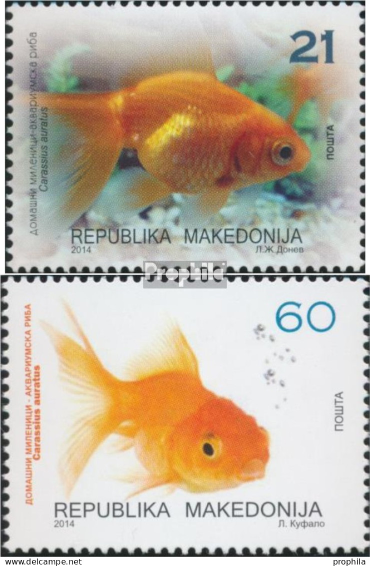 Makedonien 687-688 (kompl.Ausg.) Postfrisch 2014 Haustiere - Macedonia