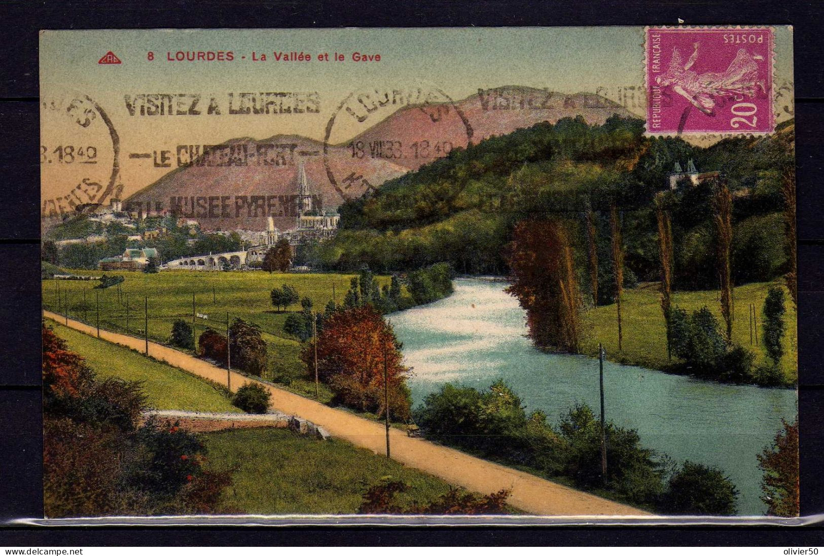 Lourdes - La Vallee Et Le Gave - Lourdes