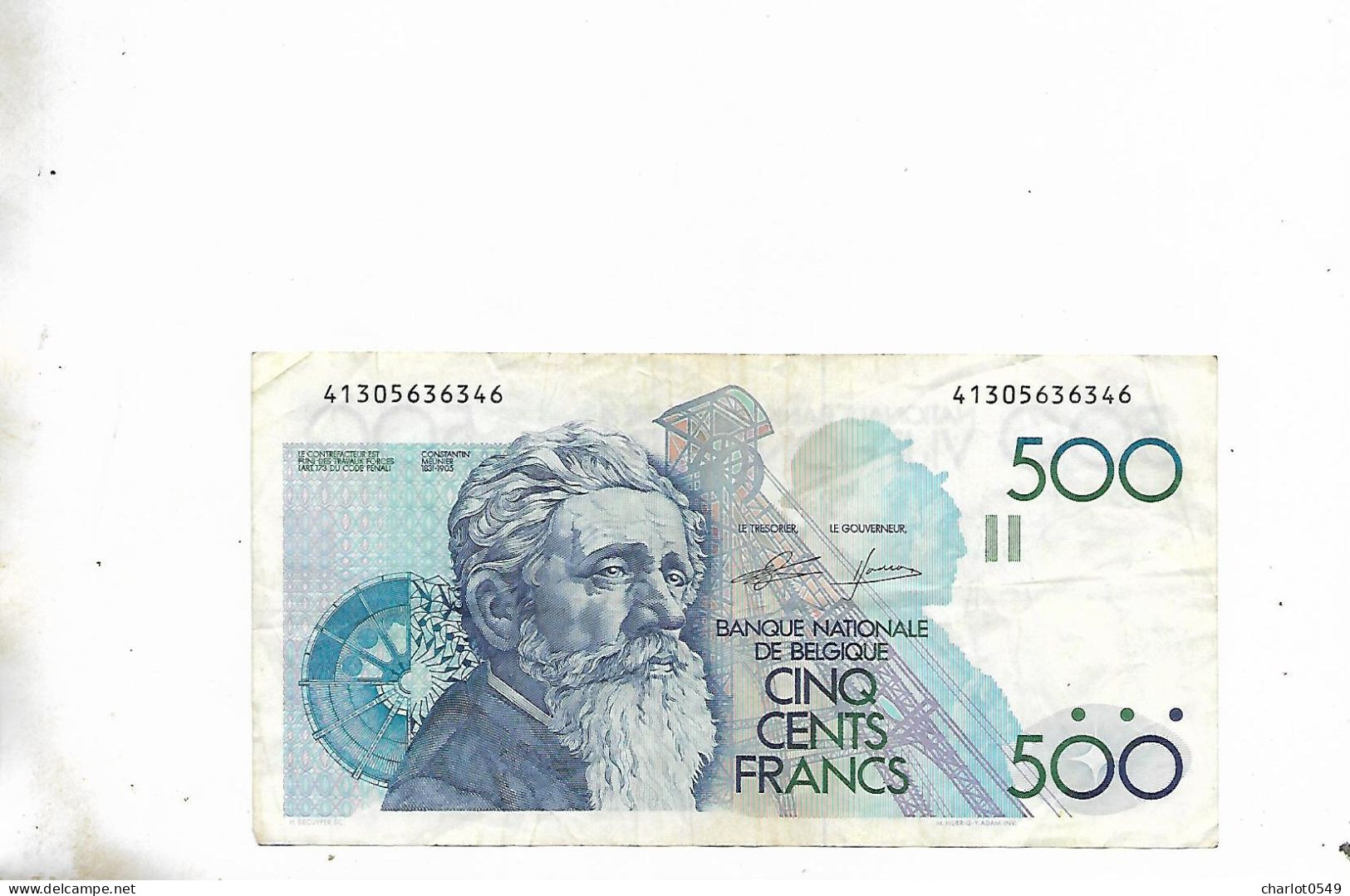 500 Francs - Altri & Non Classificati