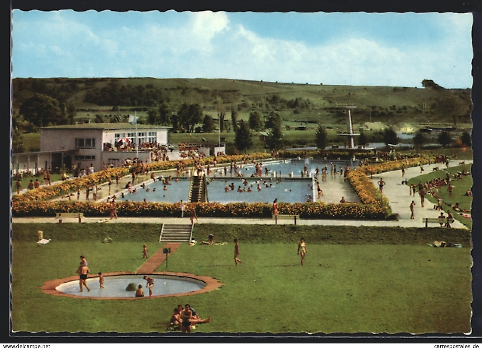 AK Kitzingen Am Main, Städtisches Freibad  - Kitzingen