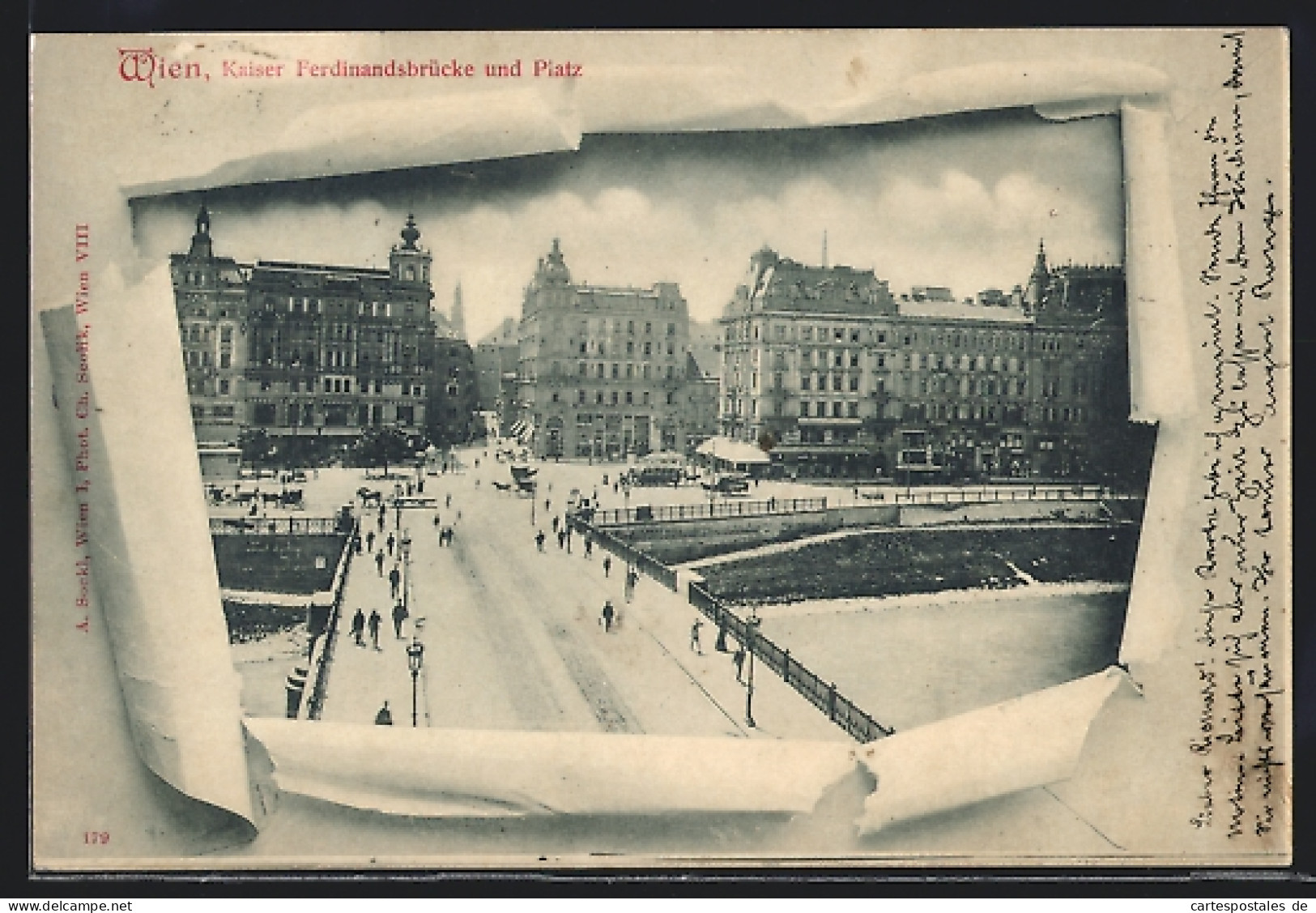 AK Wien, Kaiser Ferdinandsbrücke Und Platz  - Autres & Non Classés