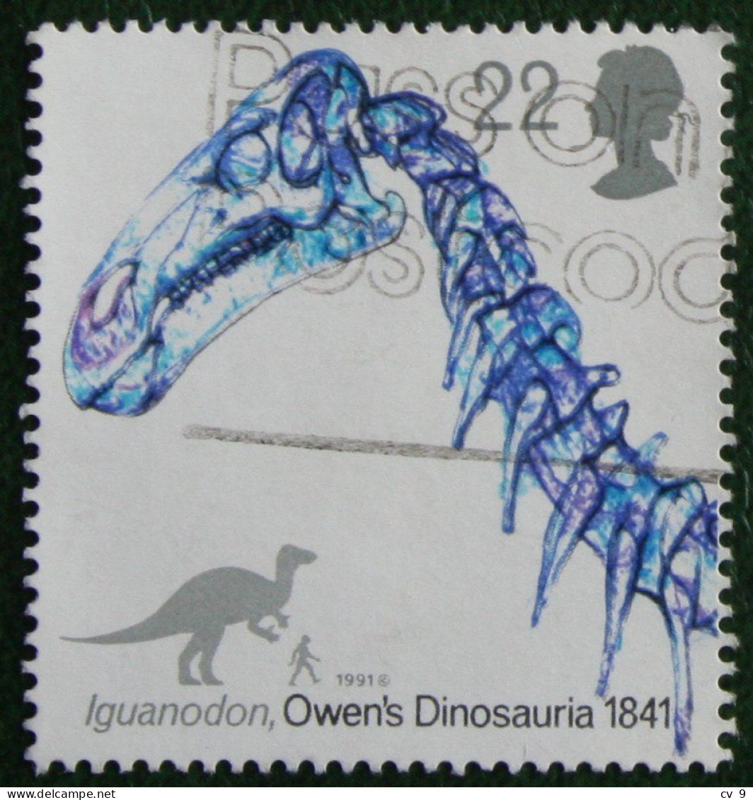 Owen's Dinosauria Dinosaurs Dinosaures Mi 1350 1991 Used Gebruikt Oblitere ENGLAND GRANDE-BRETAGNE GB GREAT BRITAIN - Gebraucht