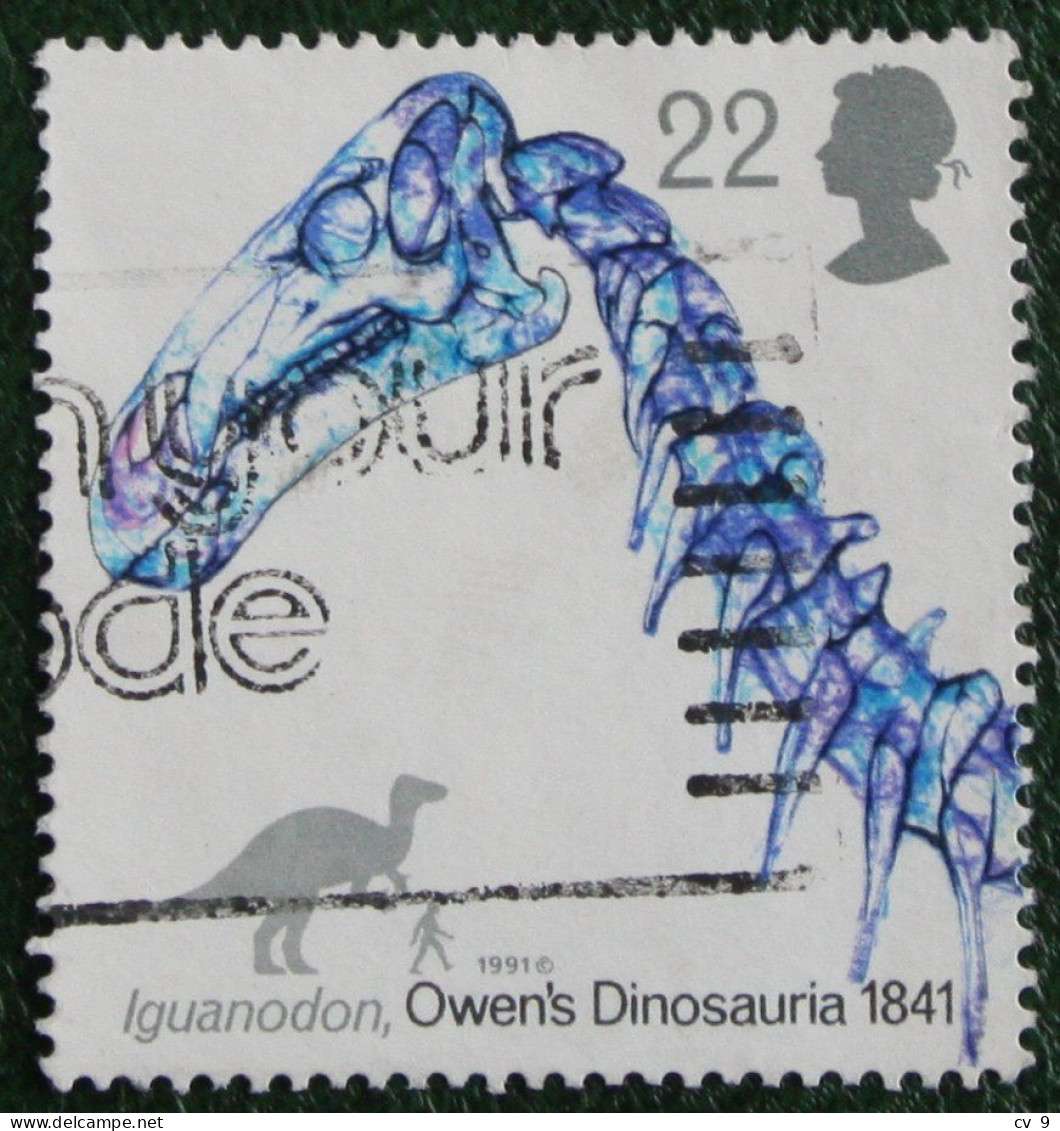 Owen's Dinosauria Dinosaurs Dinosaures Mi 1350 1991 Used Gebruikt Oblitere ENGLAND GRANDE-BRETAGNE GB GREAT BRITAIN - Gebruikt