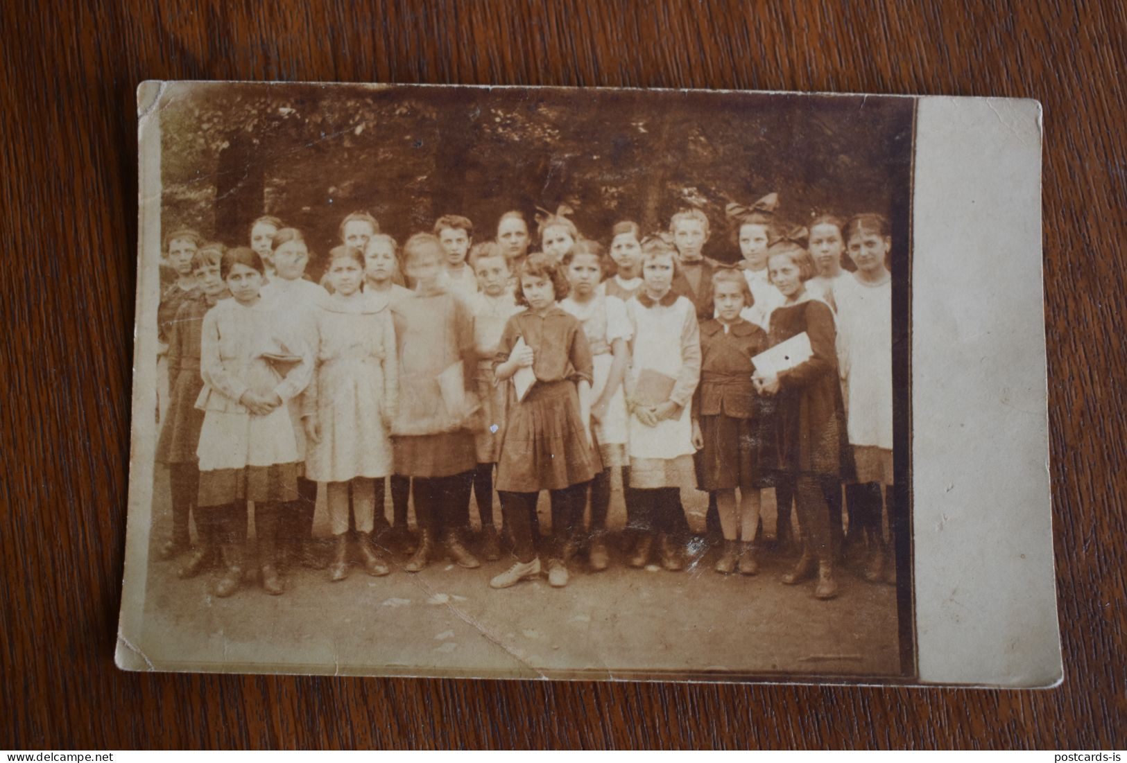 F2007 Photo Romania Group Of Students School Girls Scoala Eleve - Fotografia