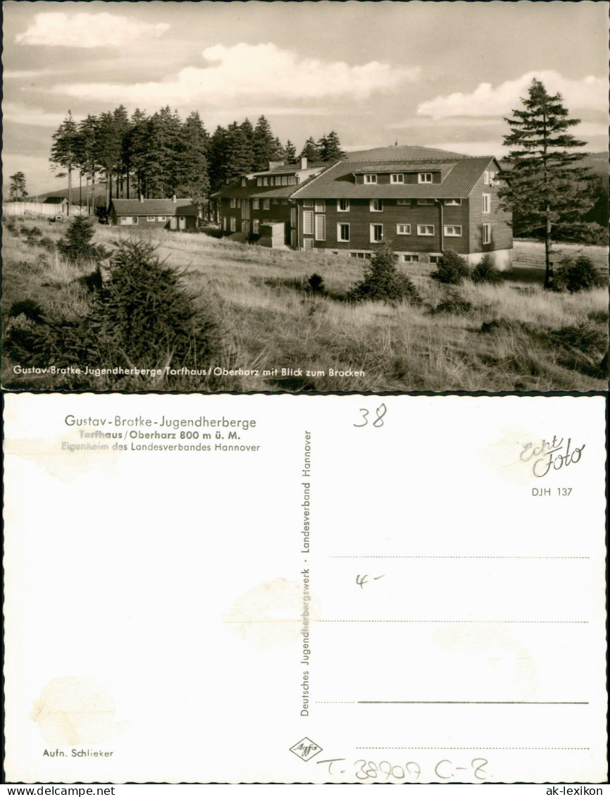 Ansichtskarte Torfhaus (Harz)-Altenau Gustav Bratke-Jugendherberge 1962 - Altenau