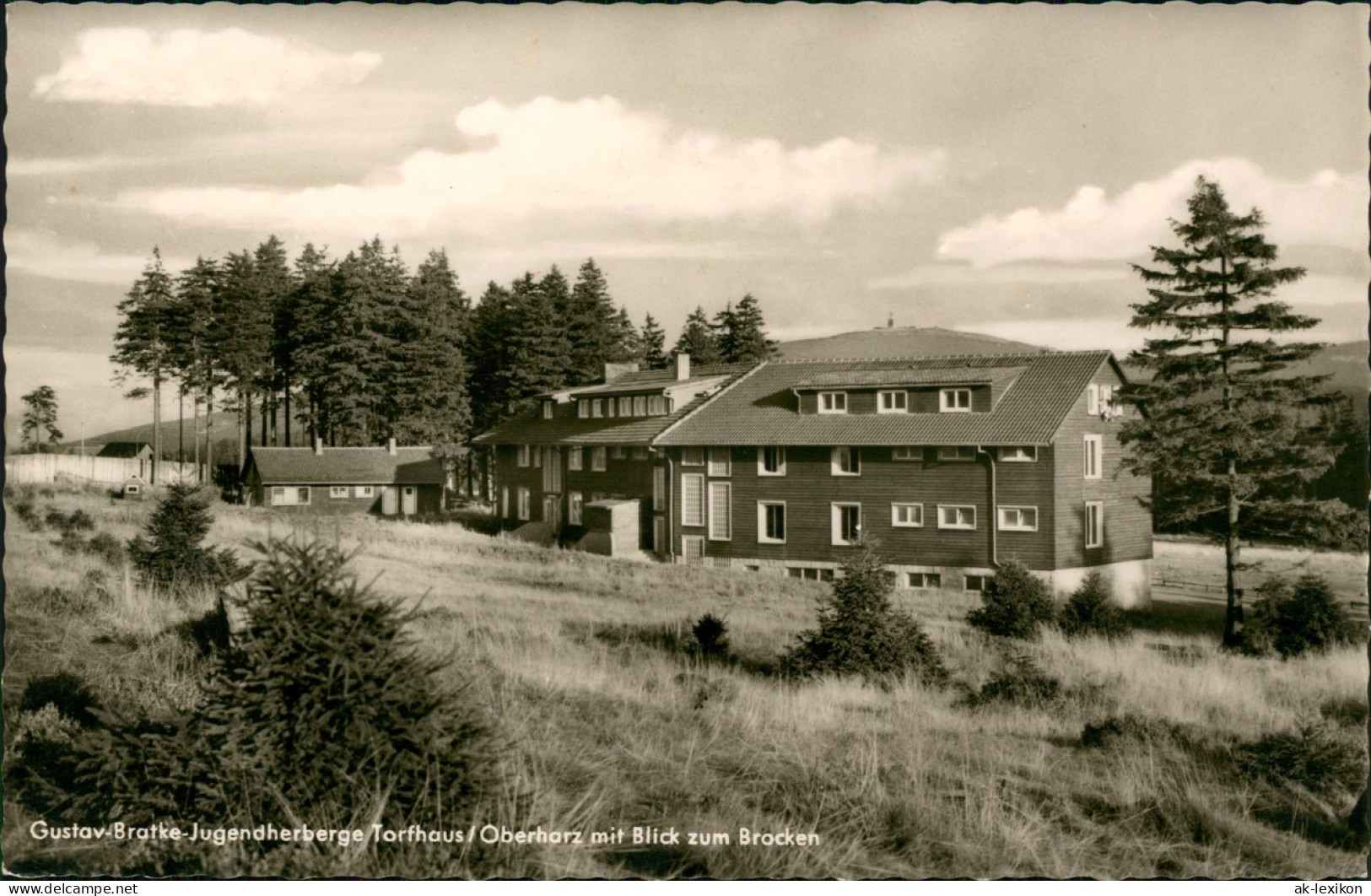 Ansichtskarte Torfhaus (Harz)-Altenau Gustav Bratke-Jugendherberge 1962 - Altenau