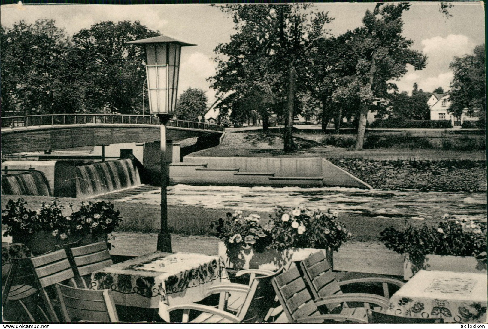 Ansichtskarte Bad Oeynhausen Sielterrassen A. D. Werre 1963 - Bad Oeynhausen