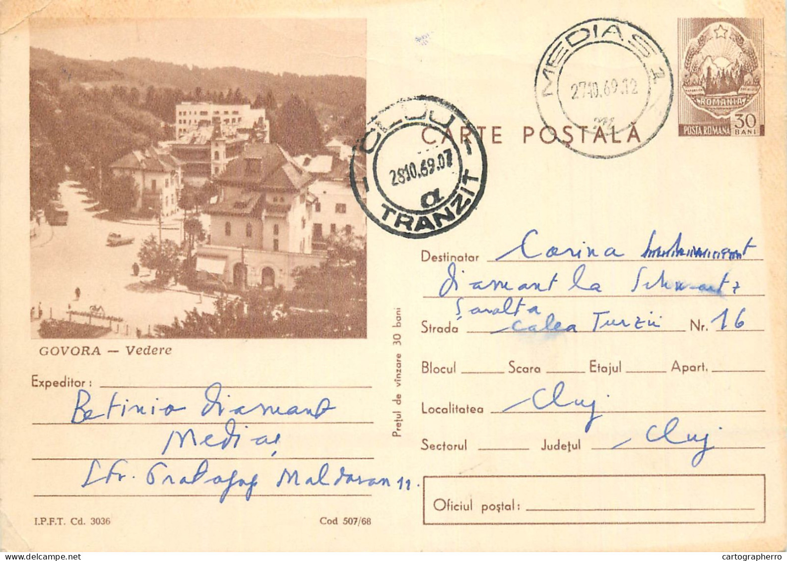 Postal Stationery Postcard Romania Govora - Romania