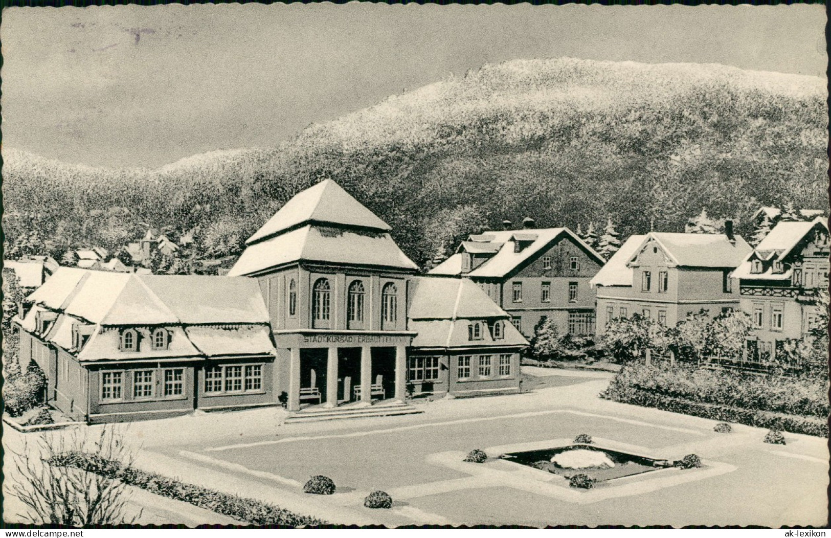 Ansichtskarte Bad Grund (Harz) Stadtpartie Im Winter 1962 - Bad Grund