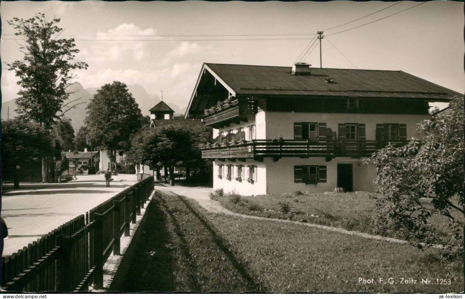 Ansichtskarte Berchtesgaden Landhaus Zillhäusl Mit Untersberg 1965 - Berchtesgaden