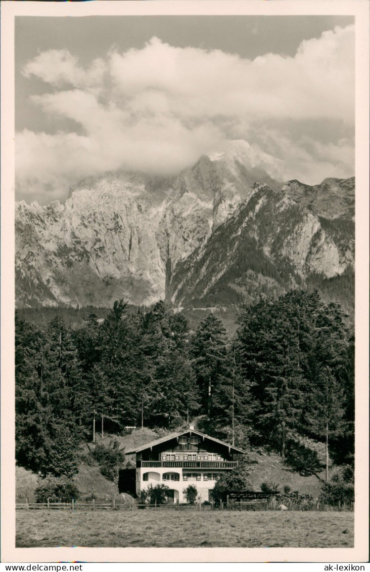 Ansichtskarte Berchtesgaden Fremdenheim Zierenberg - Schönau 1954 - Berchtesgaden