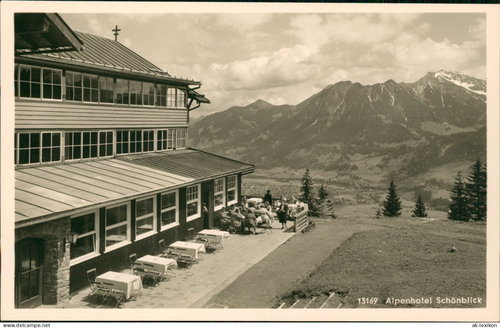 Oberstdorf (Allgäu) Alpenhotel Schönblick 1400 M, Nebelhorn 1940 - Oberstdorf