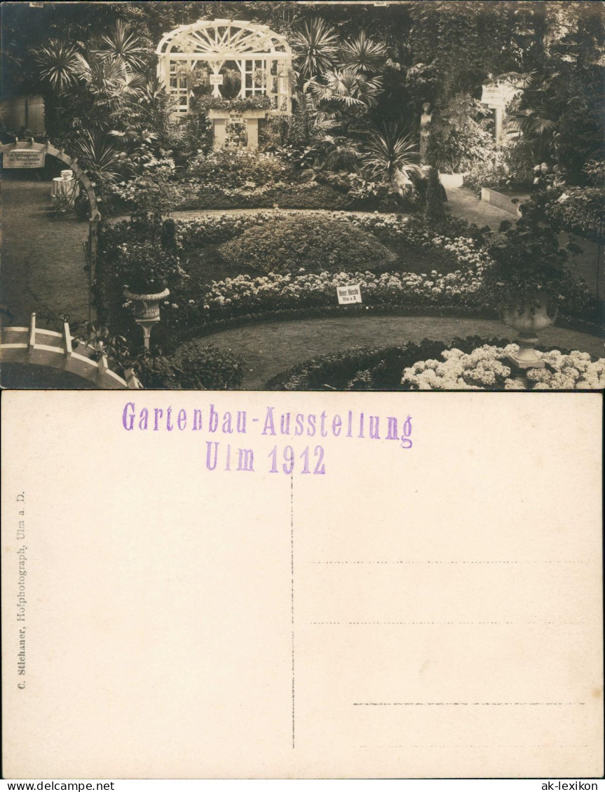 Ansichtskarte Ulm A. D. Donau Gartenbau-Ausstellung, Innen 1912 - Ulm