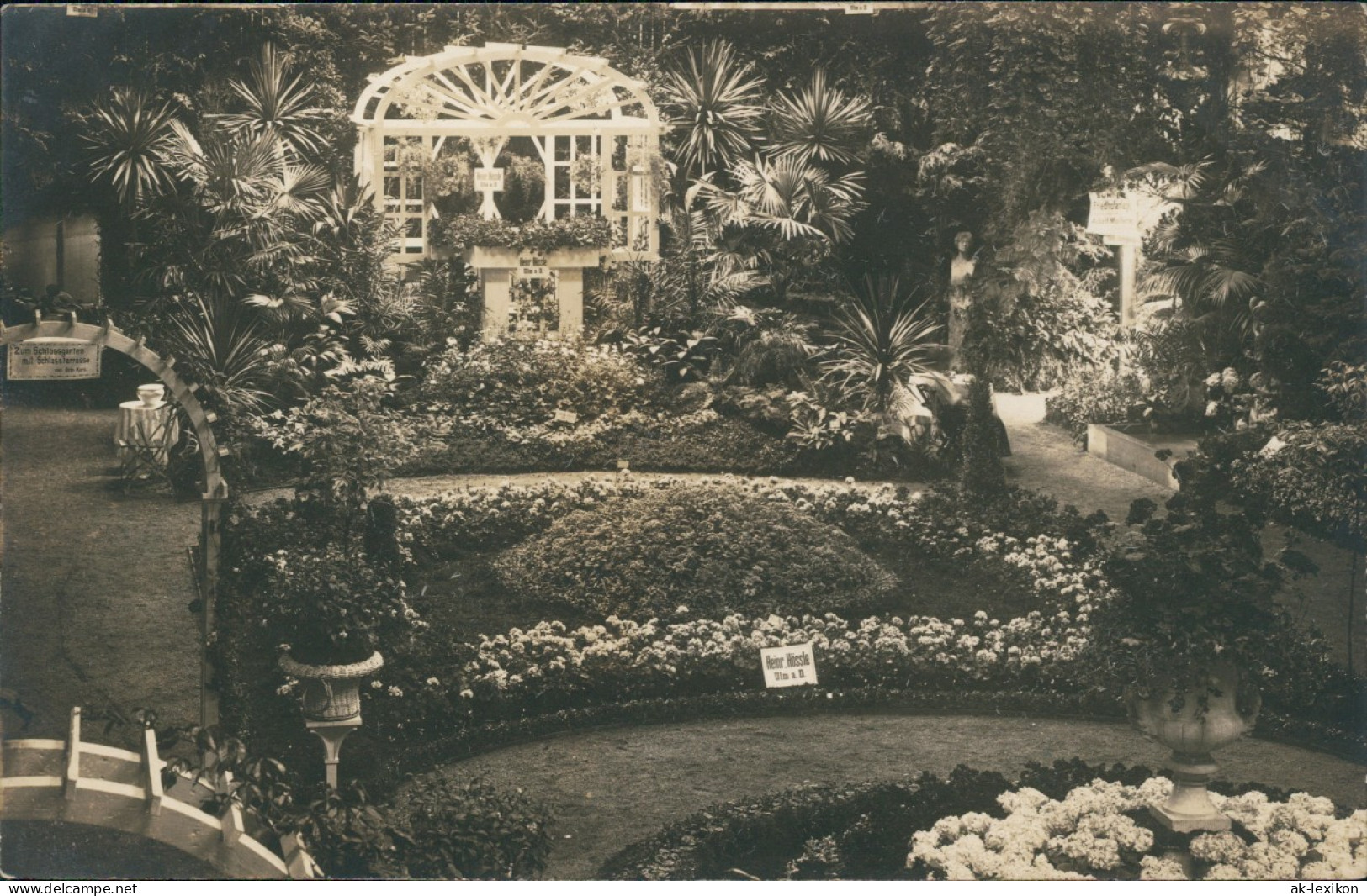 Ansichtskarte Ulm A. D. Donau Gartenbau-Ausstellung, Innen 1912 - Ulm