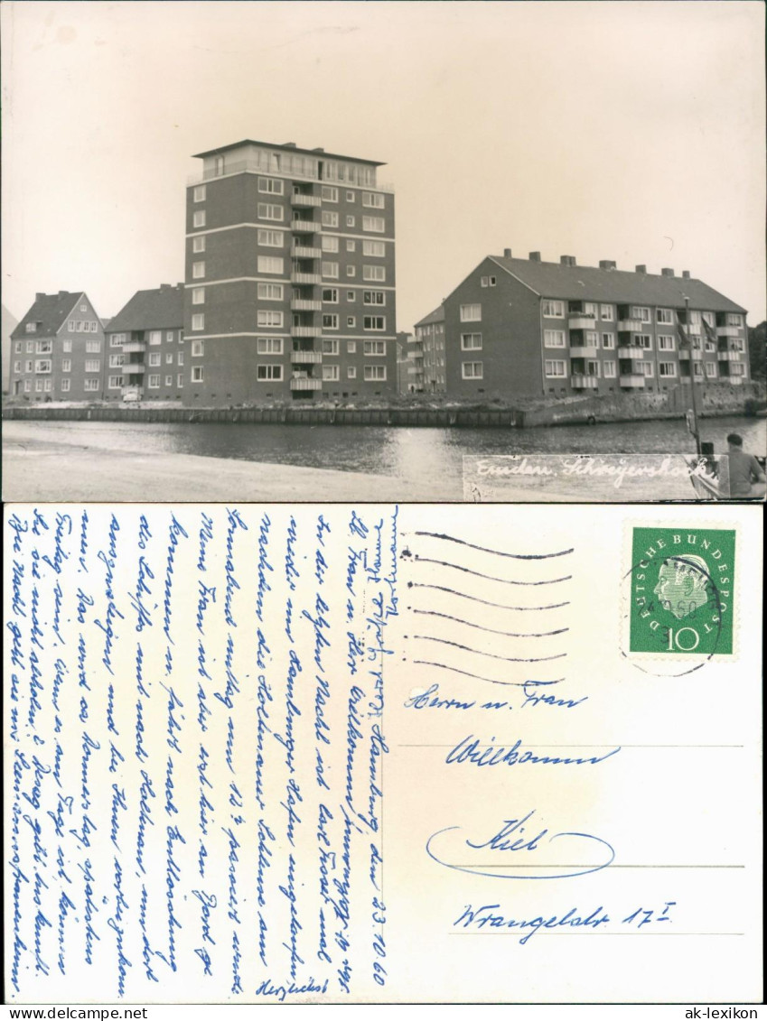 Ansichtskarte Emden Schreyers Hoek - Hochhäuser, Neubauten 1960 - Emden