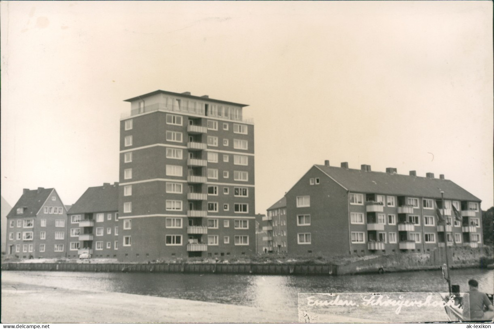 Ansichtskarte Emden Schreyers Hoek - Hochhäuser, Neubauten 1960 - Emden