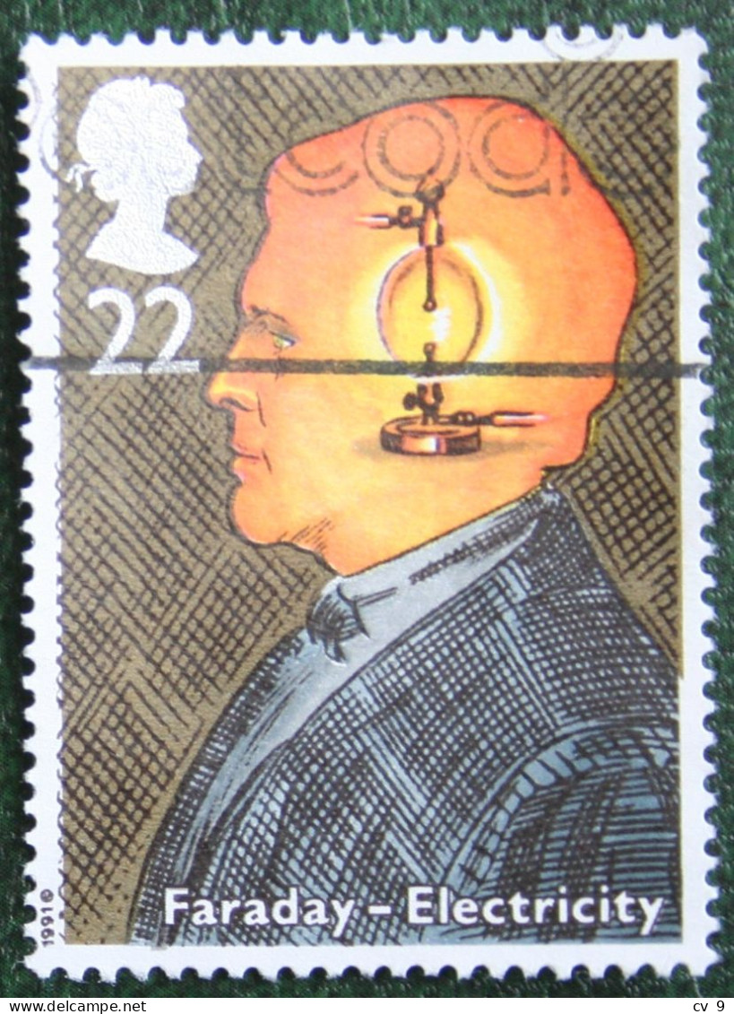British Scientific Achievements SCIENTISTS Mi 1320 1991 Used Gebruikt Oblitere ENGLAND GRANDE-BRETAGNE GB GREAT BRITAIN - Used Stamps